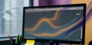 AI for Beginners: A Complete Guide to Understanding Artificial Intelligence Messy Seattle desk with spilled coffee, "AI? What?!" notebook, dinosaur, glitchy lines.