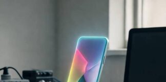 Tech News Today: Breaking Down the Latest Innovations in 2025 Messy Seattle desk with glowing holographic phone, cracked VR headset, and tiny robot.