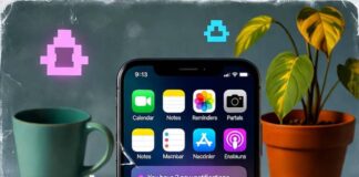 Tech Tips You Need to Know for Better Productivity in 2025 Cracked phone amid spilled coffee, wilted plant, ghostly pixel notifications.