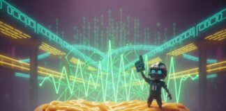 The Latest in AI News: Groundbreaking Developments You Shouldn’t Miss Cheesesteak, robot, AI phone, neon diner glow.